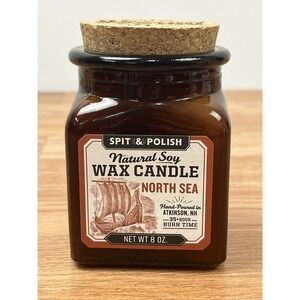Duluth Trading Company‎ Spit & Polish North Sea Natural Soy Wax Candle 8oz NEW